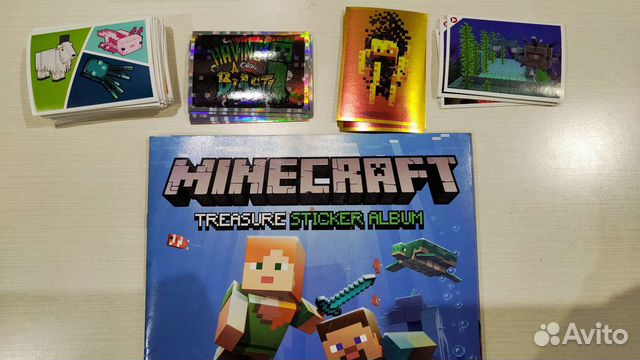 Наклейки panini Майнкрафт