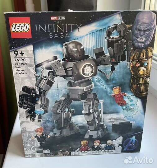 Лего железный человек 76190