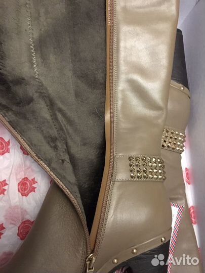 Сапоги натуральная кожа размер 38