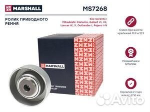 MS7268 Ролик прив. ремня kia sorento i 02, mitsubishi lancer ix, x 00- / outlander i 01- / pajero i
