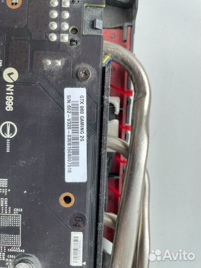Видеокарта Geforce gtx 960 msi