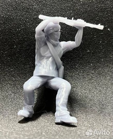 Миниатюра африканских солдат 1/35