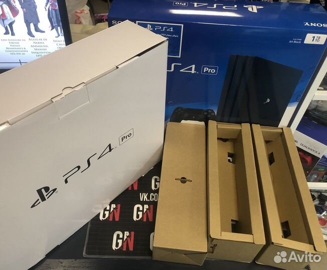 Коробки для консолей новые