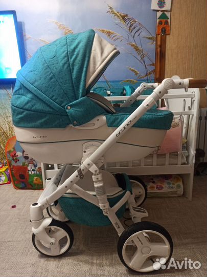 Коляска riko bruno luxe 3 в 1