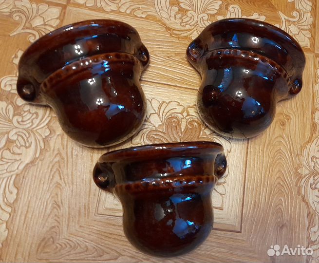 Кашпо керамическое настенное. СССР