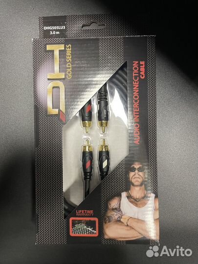 Проф. аудио кабель, 2хRCA