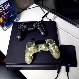 Sony playstation 4 slim 1tb с играми