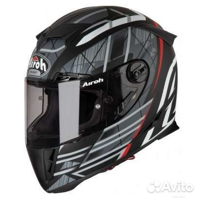 Мотошлем airoh GP500 drift black matt размер XS