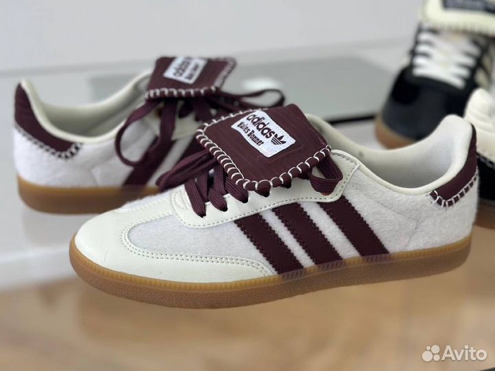 Кроссовки Adidas Samba Wales Bonner White Ponny