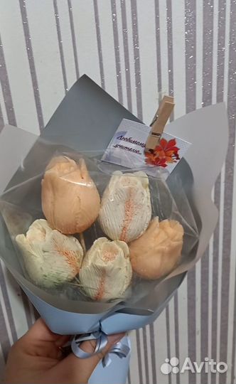 Букеты из шоколадных цветов,конфеты