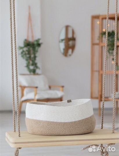 Малая овальная корзина для хранения