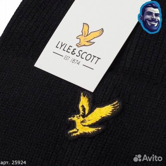Шапка Lyle & Scott черная