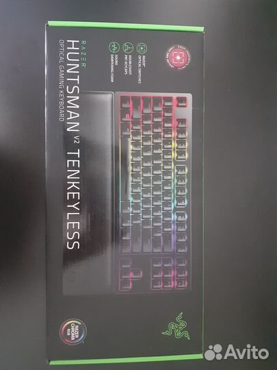 Клавиатура Razer huntsman v2 TKL + уши + мышь