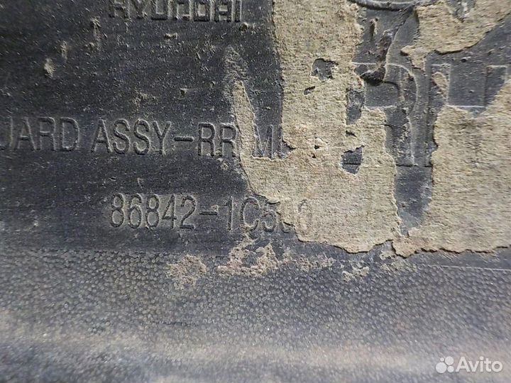 Брызговик задний правый Hyundai Getz 2002-2011