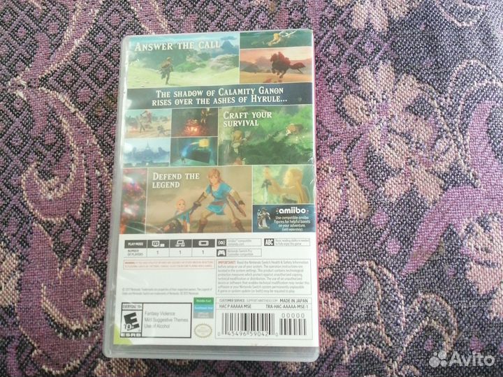 Картридж на нентендо свич зельда