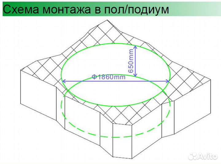 Акриловая ванна Gemy