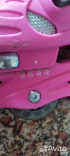 Роликовые коньки детские раздвижные