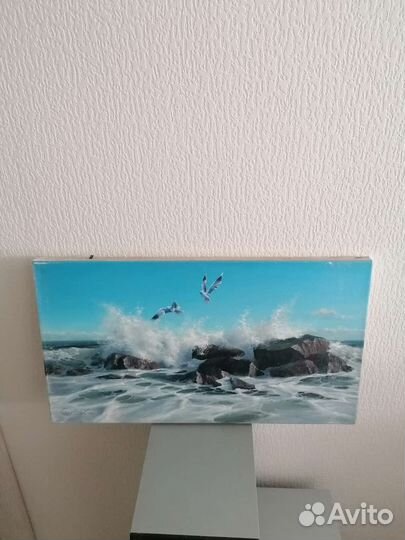 Картина маслом на холсте море