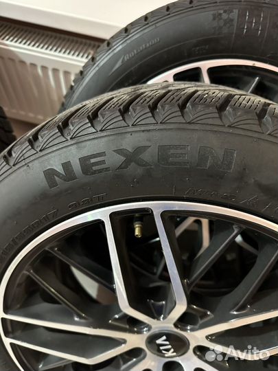 Зимняя резина с дисками на kia 215/55 r17