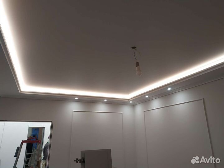 Натяжные потолки монтаж