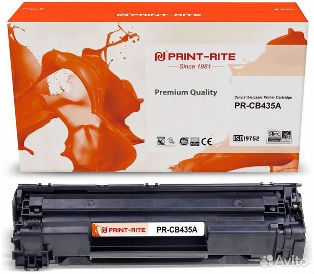 Картридж Print-Rite PR-CB435A 1458509