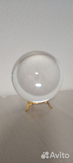 Хрустальный шар 100 мм c подставкой