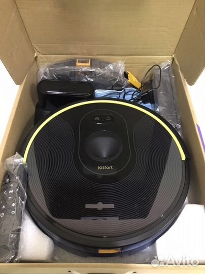 Робот-пылесос С камерой Kitfort KT-589 (Wi-Fi)