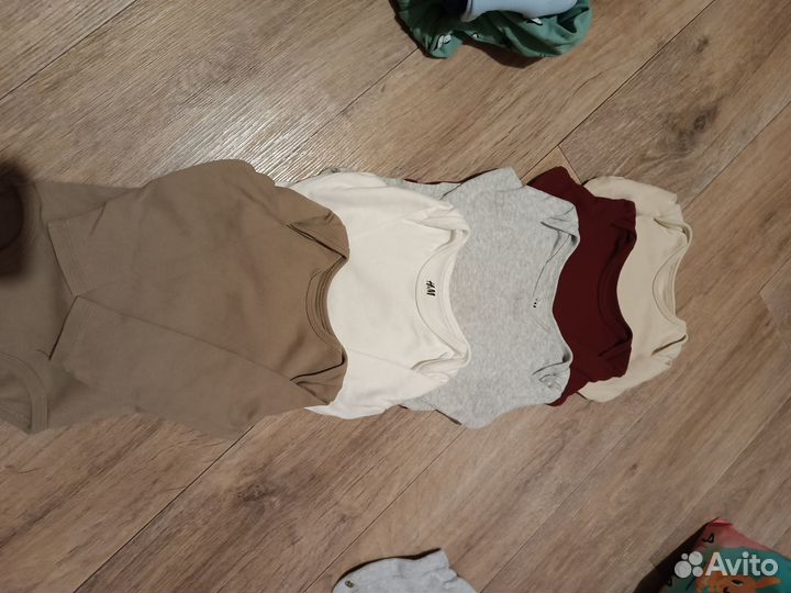 Боди для малышей H&M, Carter's, George, 9 штук