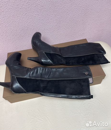 Сапоги кожаные Grey Mer 38