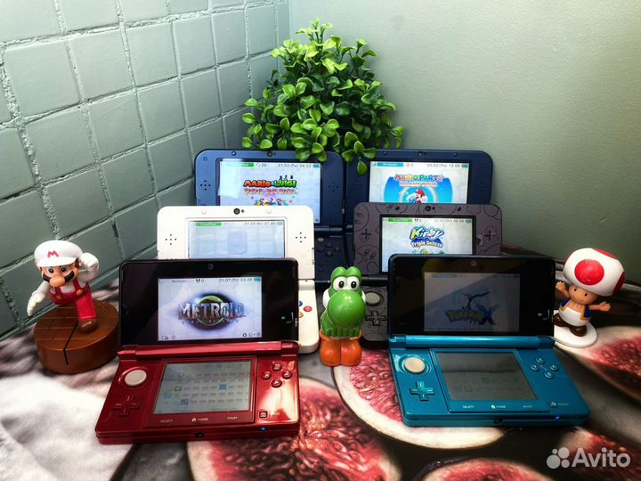 Прошитые Nintendo 3DS в ассортименте