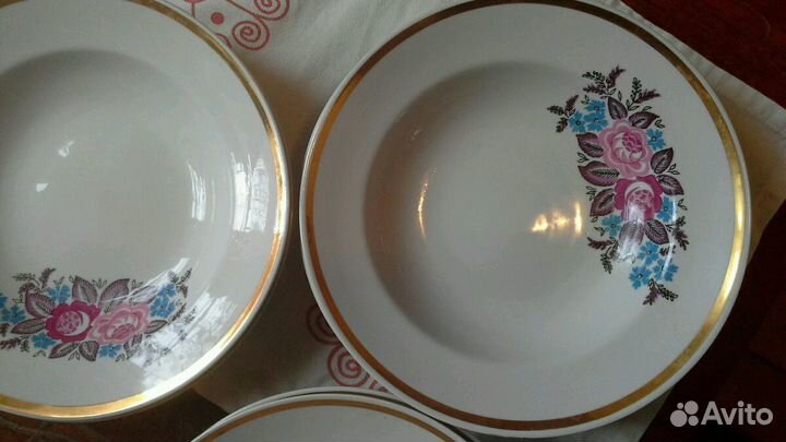 Тарелки глубокие 6 штук