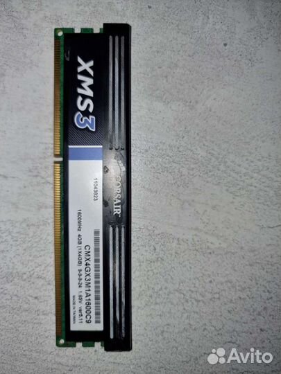 Corsair XMS3 CMX4GX3M2A1600C9 -2 шт
