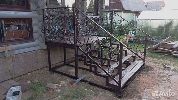 Лестница открытый тип