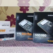 SSD M.2 NVMe 1 TB Samsung 970 EVO Plus; Digma Mega