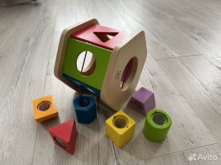 Развивающие деревянные игрушки plan toys, hape
