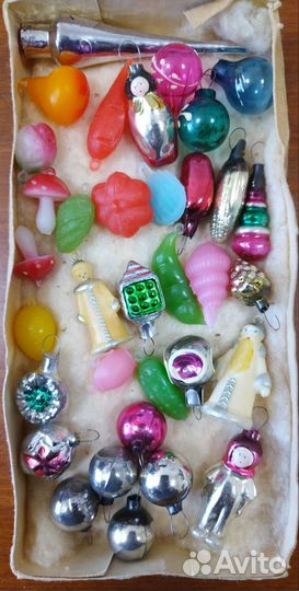 Елочные игрушки СССР набор малютка