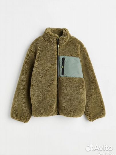 Куртка для мальчика hm/ плюшевя куртка 158/164