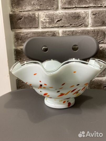 Ваза конфетница СССР красный май