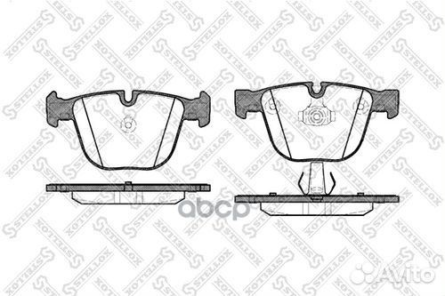 903 000-SX 892 00571991B колодки дисковые з