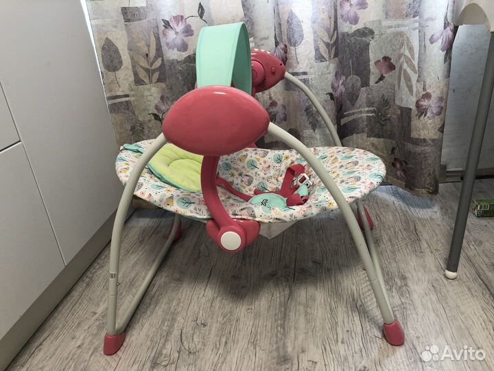 Качели электронные шезлонг babyton