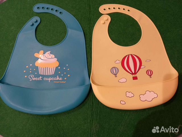 Детский нагрудный фартук силиконовый