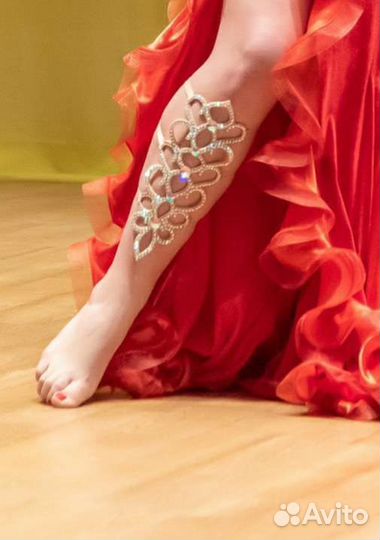 Украшение на ногу для восточных танцев