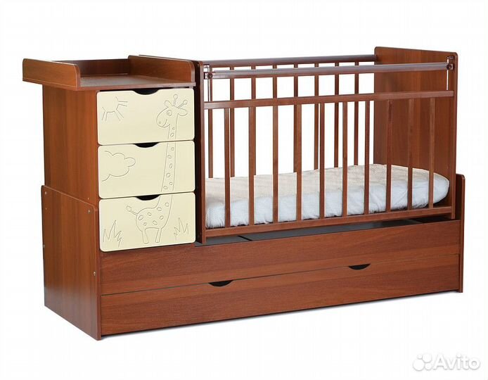 Детская кроватка-трансформер скв-Компани скв-5 Жир