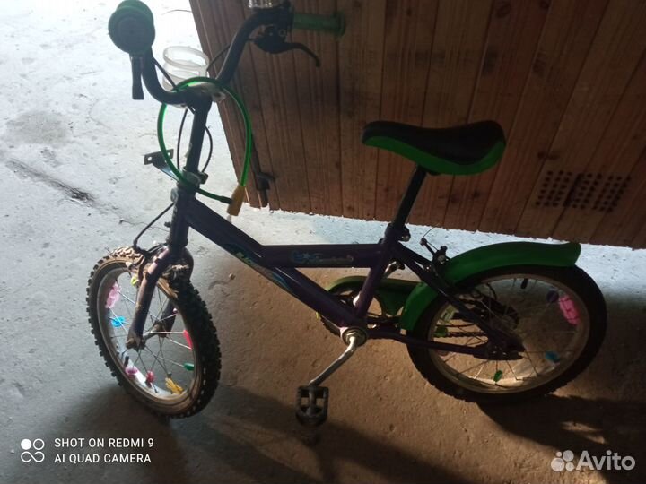 Детский велосипед бу колеса 16