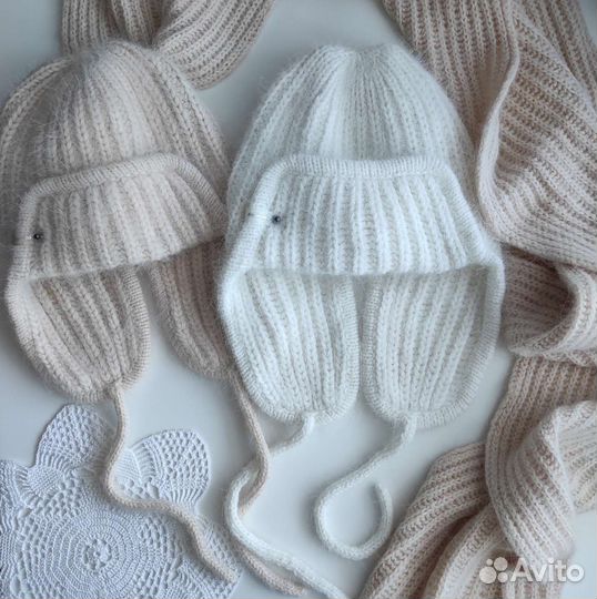 Шапка ушанка женская