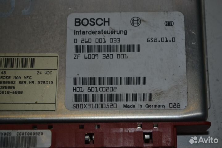 Блок управления АКПП № 0260001033 Bosch