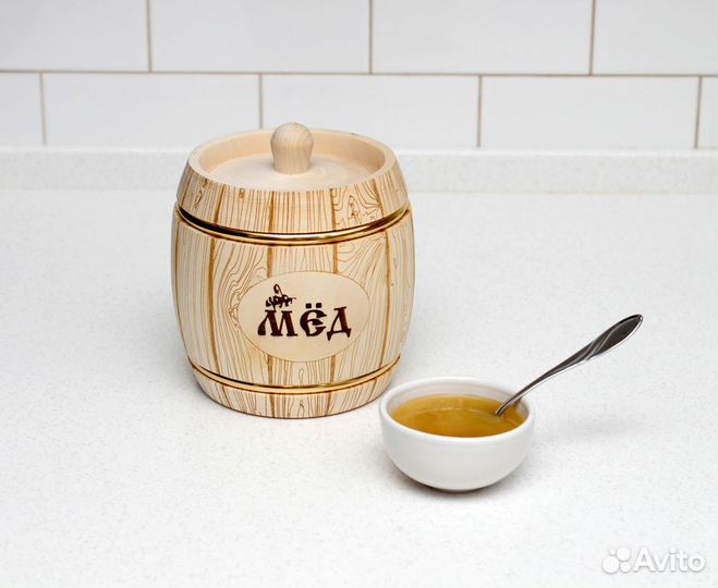 Бочонок деревянный для меда 
