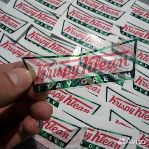 Печать наклеек любой формы, глянцевых, матовых