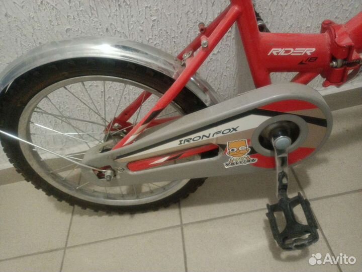 Детский велосипед iron FOX Rider 18