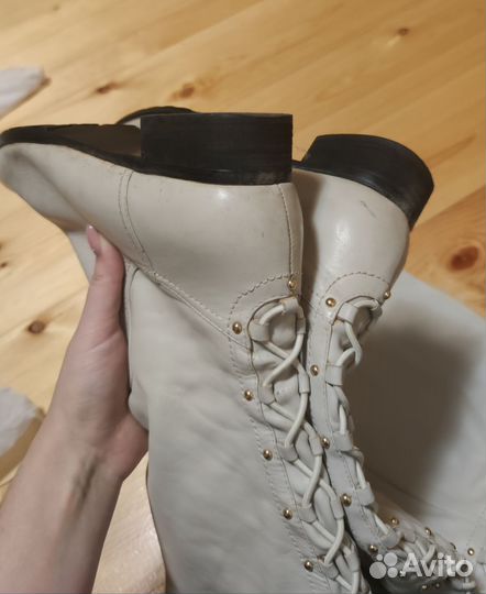 Сапоги женские 39 vitacci зимние ботфорты